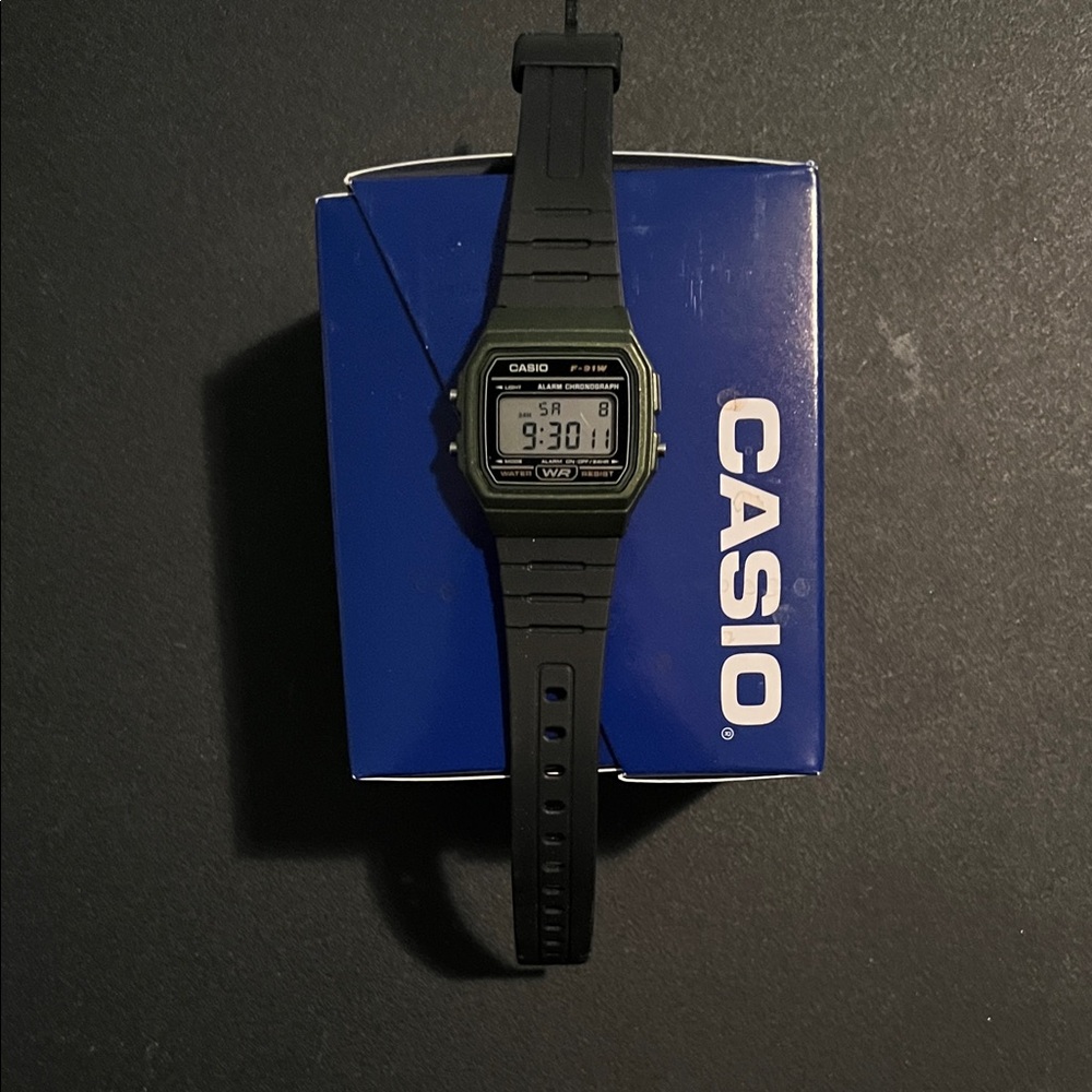Casio Classic Black Digital Timepiece